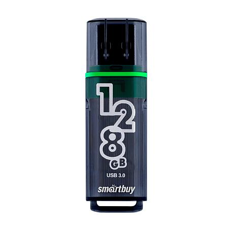 USB-флешка SmartBuy Glossy 128 ГБ, тёмно-серый - 1