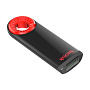 USB-флешка SanDisk Cruzer Dial 16 ГБ, чёрный с красным