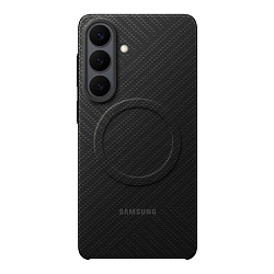 Клип-кейс (накладка) Samsung Carbon Magnet Case для Samsung Galaxy S26 Plus арамидное волкно, алюминий, поликарбонат, чёрный