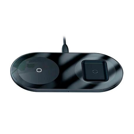 Беспроводное зарядное устройство Baseus Simple 2in1 Wireless Charger 15 Вт - 2