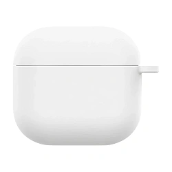 Кобура Silicon Protection Case для Apple AirPods 4 силикон, белый