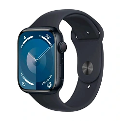 Умные часы Apple Watch Series 9 45mm GPS + Cellular Midnight Aluminium Case Midnight Sport Band