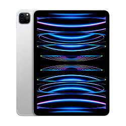 Планшет Apple iPad Pro 11" (2022) M2 Wi-Fi + Cellular  128 ГБ серебристый (MNYE3)