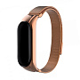 Браслет Миланский сетчатый для Mi Band 5 / 6 сталь