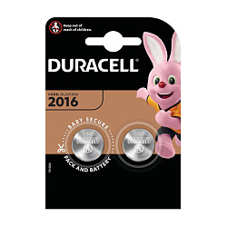 Батарейка Duracell Lithium DL CR 2016-2BL, 2шт