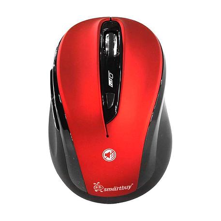Мышь беспроводная SmartBuy SBM-612AG-RK, чёрный с красным - 1