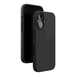 Клип-кейс (накладка) VLP LITE Mist Case Magsafe для Apple iPhone 16 силикон, поликарбонат, чёрный