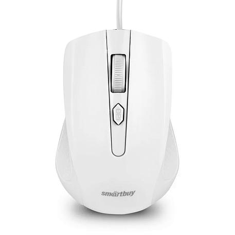 Мышь проводная SmartBuy SBM-352-WK, белый - 1