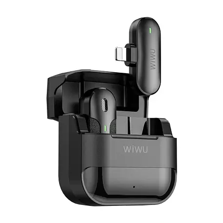 Микрофон петличный WIWU Microphone Wireless Mini (Lightning) - 2