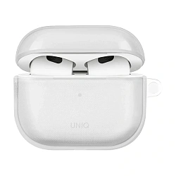 Кобура UNIQ Glase для Apple AirPods 3 термополиуретан, прозрачный