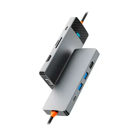Адаптер-разветвитель для компьютера WIWU Linker A921HV (9в1) - 2