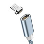 Дата-кабель Hoco U40A Magnetic Micro 1 м, серый