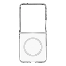 Клип-кейс (накладка) uBear Real Mag Case для Samsung Galaxy Z Flip8 поликарбонат, термополиуретан, прозрачный