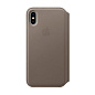 Чехол-книжка Apple Leather Folio для Apple iPhone X