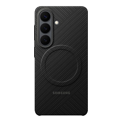 Клип-кейс (накладка) Samsung Carbon Magnet Case для Samsung Galaxy S26 арамидное волкно, алюминий, поликарбонат, чёрный