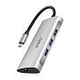 Адаптер-разветвитель для компьютера WIWU Alpha A631STR (6в1)