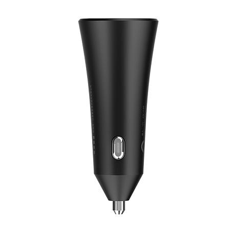Автомобильное зарядное устройство Xiaomi Car Charger 37 Вт, чёрный - 1