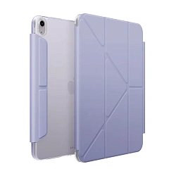 Чехол-книжка c отделением под стилус UNIQ Camden Click для Apple iPad Air 11" (2024 / 2025) полиуретан, искусственная кожа, лавандовый