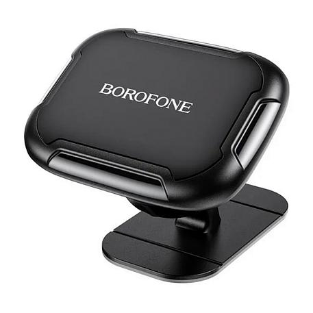 Автомобильный держатель Borofone BH36 Voyage (клеящаяся платформа), чёрный - 1