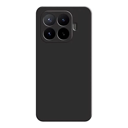 Клип-кейс (накладка) Silicone cover закрытый для Xiaomi 17T Pro силикон, чёрный