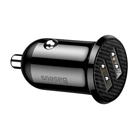 Автомобильное зарядное устройство Baseus Grain Pro A+A 24 Вт - 3