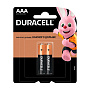 Батарейка Duracell Basic AAA LR03-2BL, 2шт 