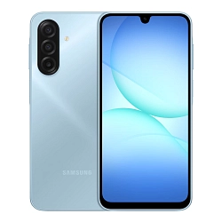 Смартфон Samsung Galaxy A17 (Уценка) 4/128 ГБ светло-голубой, 2sim - гибридный слот
