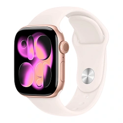 Умные часы Apple Watch Series 11 42mm GPS Rose Gold Aluminum Case Light Blush Sport Band