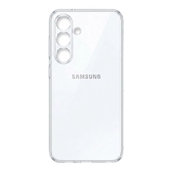 Клип-кейс (накладка) для Samsung Galaxy S24 / S25 силикон, прозрачный