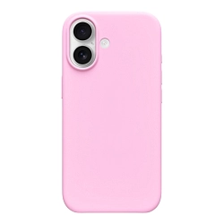 Клип-кейс (накладка) Silicone Case MagSafe для Apple iPhone 17 силикон, розовый