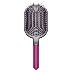 Большая массажная щётка Dyson Paddle Brush фуксия, никель