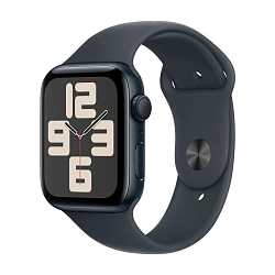 Умные часы Apple Watch SE (2024) 44mm GPS Midnight Aluminium Case Midnight Sport Band