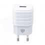 Сетевое зарядное устройство + кабель Lightning Inkax CD-09 12 Вт, белый